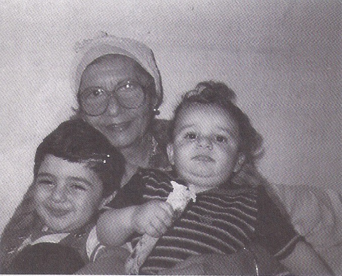 Mathild Ber berian-Arabian with her grandsons