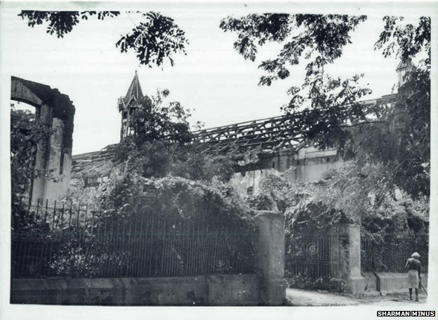 The Armenian church pictured at the end of WW2